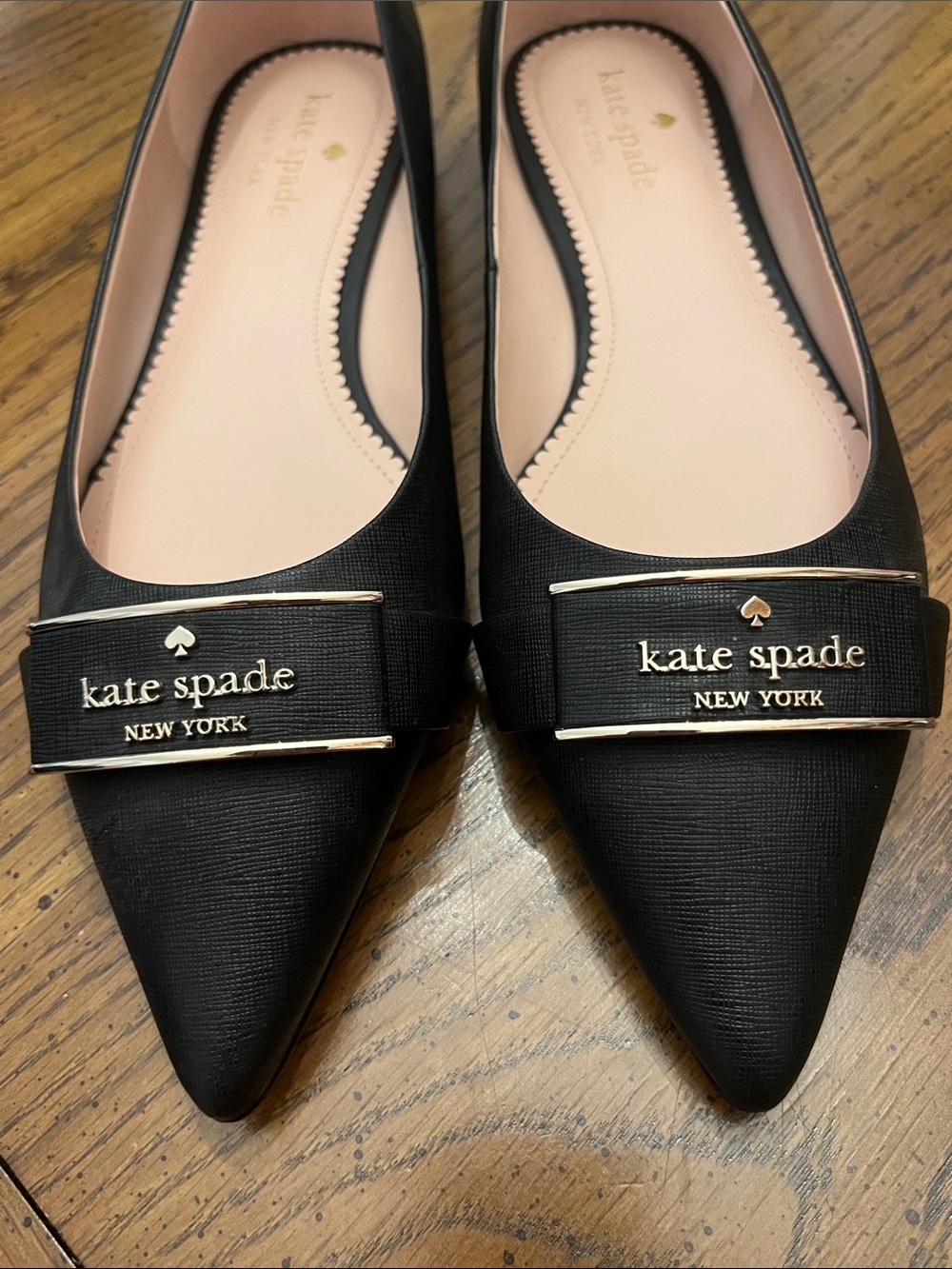 kate spade Black Deneuve Flats, size 9 - Picture 6 of 12